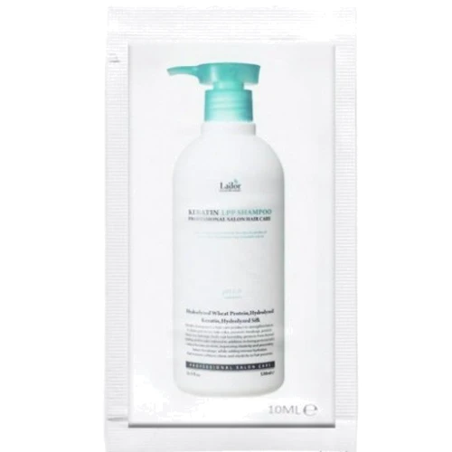 Lador Keratin Lpp Shampoo Кератиновый безсульфатный шампунь 10 ml