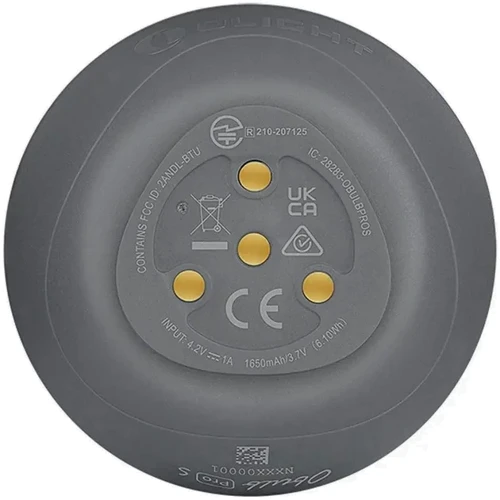Ліхтар туристичний Olight Obulb Pro S grey (2370.42.41): Дальність підсвічування, м 50