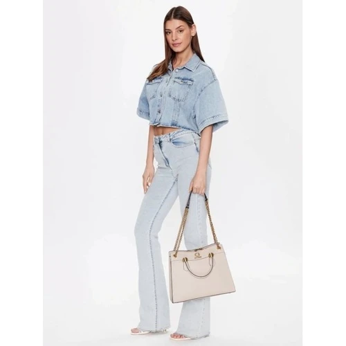 Женская сумка тоут GUESS NELL GIRLFRIEND SATCHEL молочная (HWVB8678070-STO): Тип Сумки