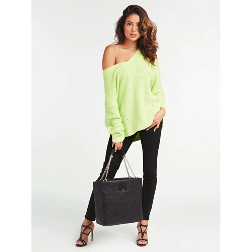 Женская сумка тоут Guess Janay Tote черная (HWQG7738230-BLA): Пол Женский
