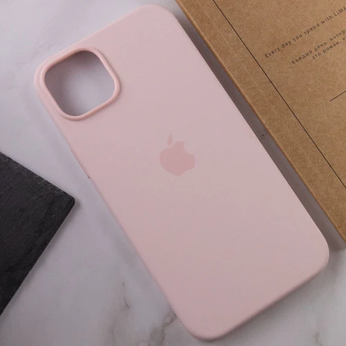 Чохол для iPhone TPU Silicone case з Magsafe Chalk Pink для iPhone 14 Plus фото 6