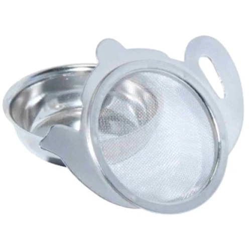 Ситечко для чая Olens с ручками и подставкой Чайничек 6.5х2 см (2555)