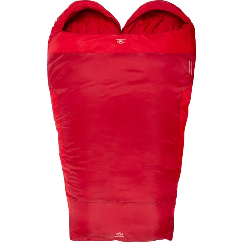 Спальный мешок Highlander Serenity 300 Double Mummy/-5°C Red: Верхняя температура комфорта +10 °C