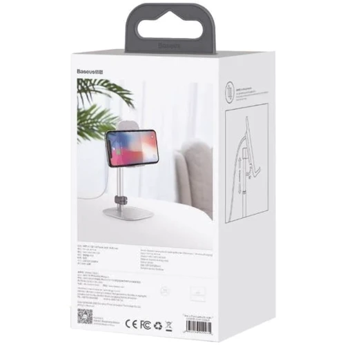 Тримач Baseus Desk Holder Wireless Charger 15W Silver (SUWY-D0S) для Apple iPhone 16 I 15 I 14 I 13 I 12 series фото 8