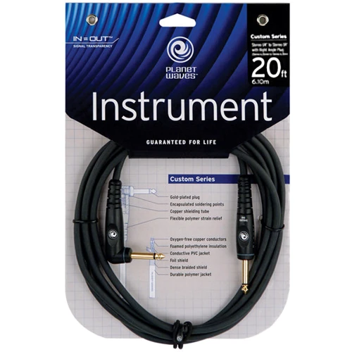 Інструментальний кабель PLANET WAVES PW-GRA-20 Custom Series Instrument Cable 20ft