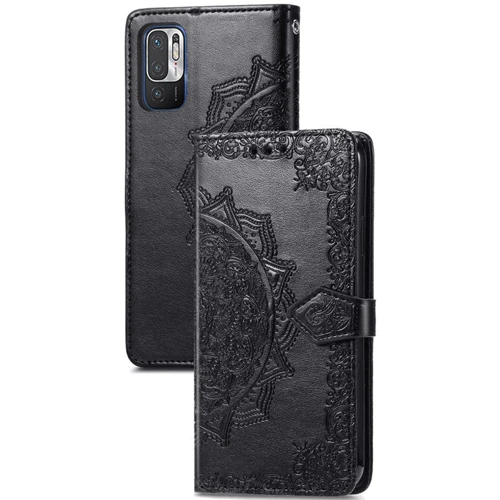 

Mobile Case Book Cover Art Leather Black for Xiaomi Redmi Note 10 5G / Poco M3 Pro / Poco M3 Pro 5G