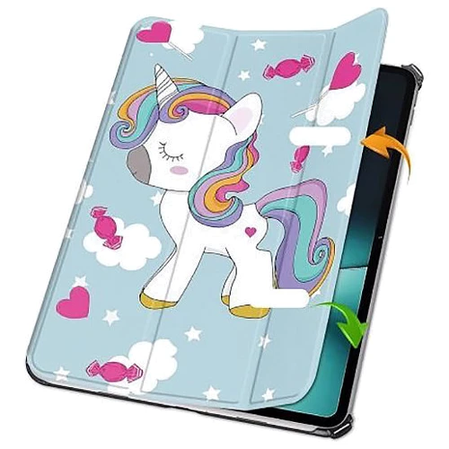 Аксесуар для планшетних ПК BeCover Smart Case Unicorn для Oppo Pad Neo / Oppo Pad Air2 (710987): Матеріал Искусственная кожа + TPU