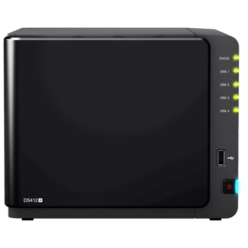 Сетевой накопитель (NAS) Synology DS412+: Предустановленные диски нет
