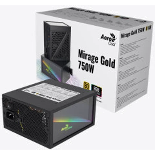 Блок живлення Aerocool Mirage Gold 750 (ACPG-MF75FEC.11): Модульні (знімні) кабелю Нет