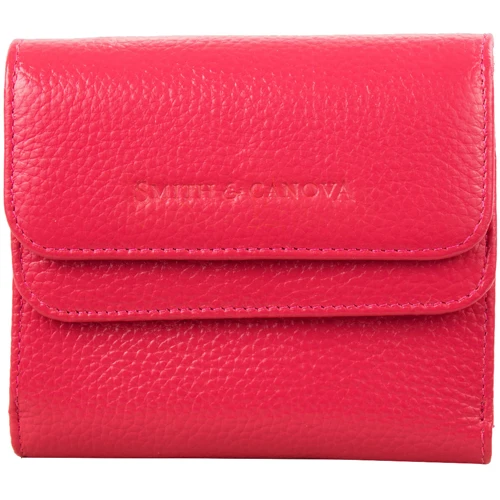 Женский кошелек Smith&Canova красный (FUL-28611-fuchsia)