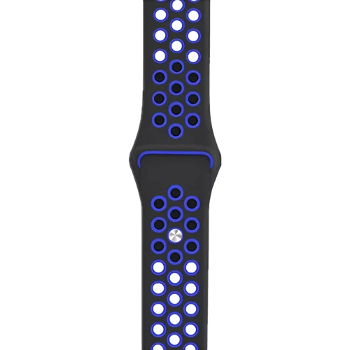 Ремешок Becover Sport Band Vents Style 20mm Black/Blue for Amazfit Bip Lite/Bip S Lite/Bip 3/Bip 3 Pro/GTR 42mm/GTS/TicWatch S2/TicWatch E/GTS 3/GTS 2 mini (705701): Совместимость с моделью Bip 3 Pro, Bip 3, Bip Lite, Bip S Lite, GTR 42mm, GTS, TicWatch S2, TicWatch E, GTS 3, GTS 2 mini