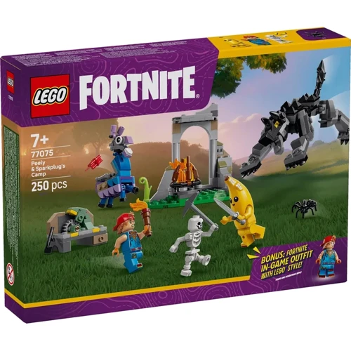 Конструктор LEGO Fortnite Лагерь Peely и Sparkplug (77075)