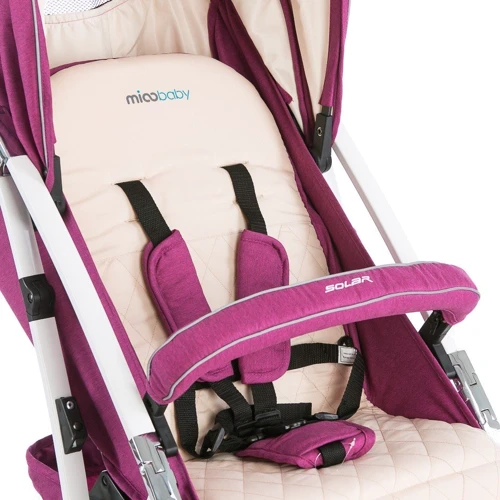 Прогулочная коляска Mioobaby Solar Розовый: Ширина шасси 50 см