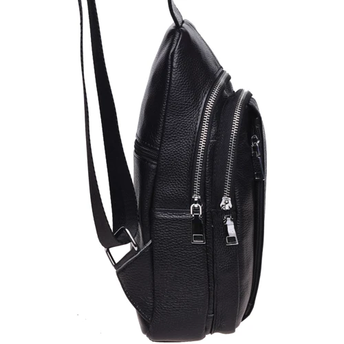 Мужская сумка-слинг Keizer черная (K12096-black): Тип Сумки