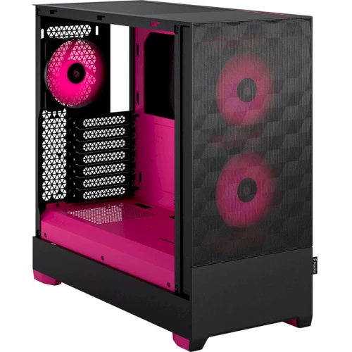 Корпус Fractal Design Pop Air RGB Magenta Core TG (FD-C-POR1A-03): Матеріал передній панелі сталь