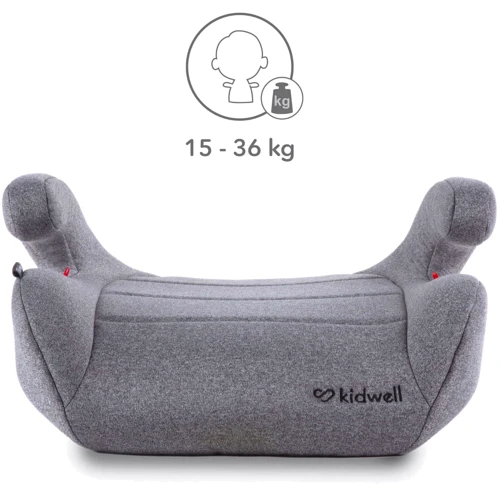 Бустер Kidwell BAXTER Isofix 15-36 кг Grey фото 5