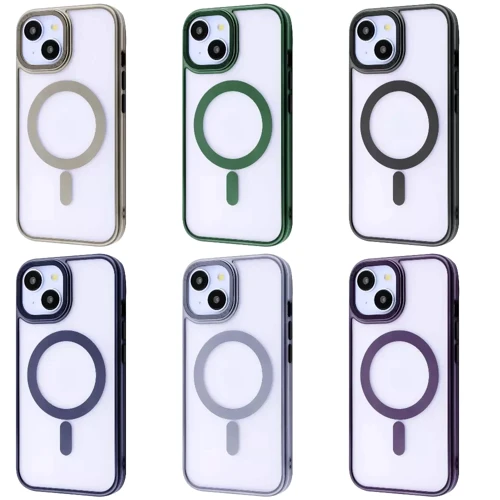 Чехол для iPhone Proove Blur Case with Magnetic Ring Sierra Blue for iPhone 15: Цвет синий