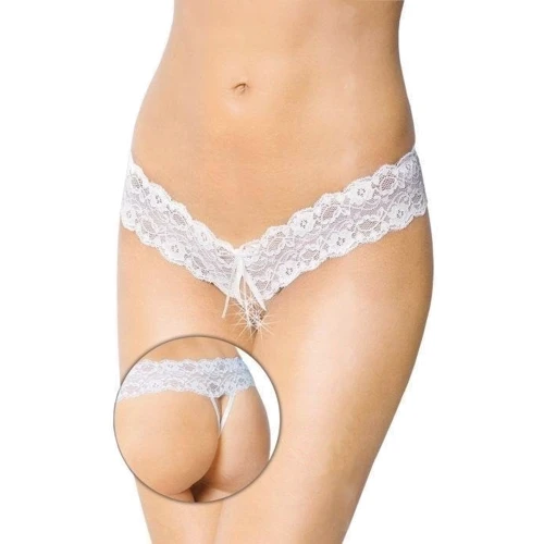 Женские стринги SoftLine - G-string 2456, M/L (white)