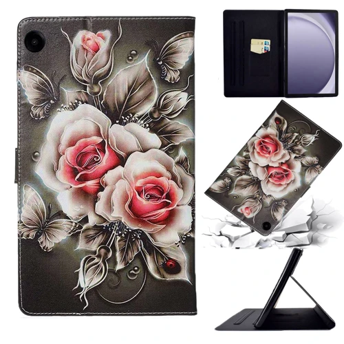 Аксесуар для планшетних ПК BeCover Smart Case Black Rose для Samsung X115 Galaxy Tab A9 (711266): Колір малюнок