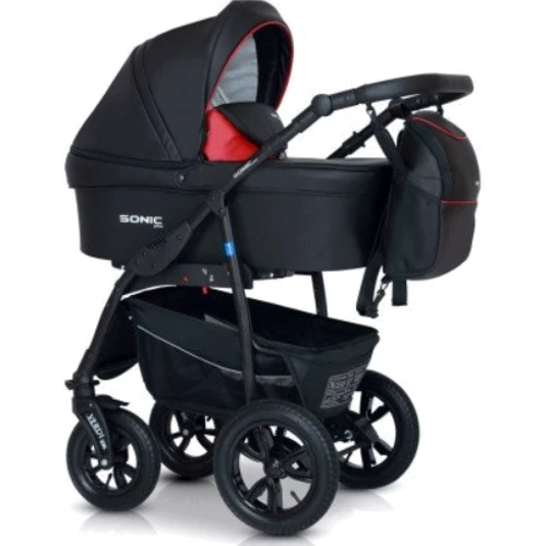 Універсальна коляска 3 в 1 Verdi Sonic Plus 9023-VSP-01, 01, чорний
