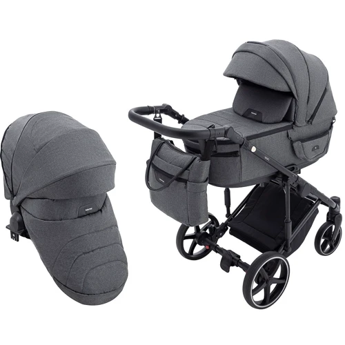 Коляска 2 в 1 Adamex Zico Tip TK-57 графит (680773)