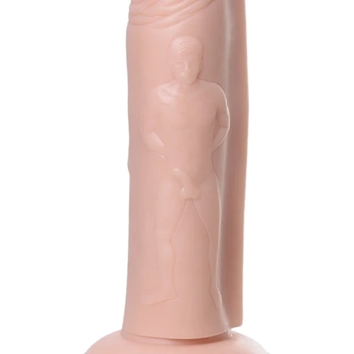 Вибратор на присоске с пультом Toyfa Realstick Nude