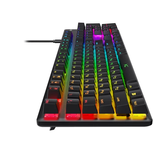 Клавиатура HyperX Alloy Origins HX Blue switches (HX-KB6BLX-RU): Тип клавиатуры стандартная