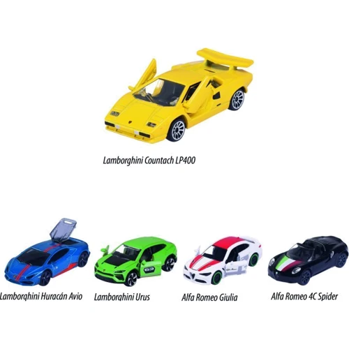 Набор металлических машинок Majorette Итальянская мечта 7.5 см 5 шт (2053178)