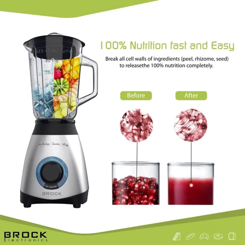 Блендер Brock BL 1502 SS: Потужність, Вт 500