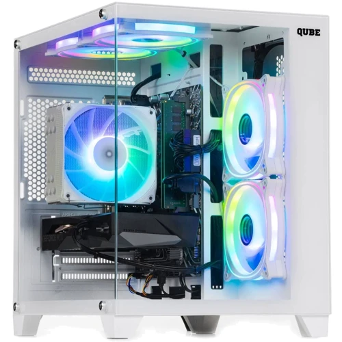 Персональный компьютер (ПК) ARTLINE Gaming X49WHITE (X49WHITEv40): Процессор AMD 6-core Ryzen 5 5600 3.5-4.4GHz