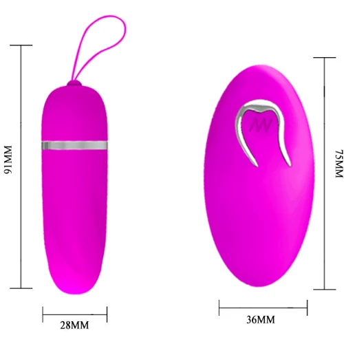Виброяйцо Pretty Love Debby Remote Egg Pink