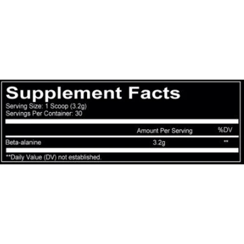 Аминокислота для спорта Redcon1 Beta Alanine 96 g /30 servings/ Unflavored: Вкус Без вкуса