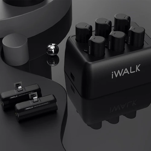 Зовнішній акумулятор iWALK Charging Box Battery Backup Kit 6x3300mAh Black (JD3300AD01): Вбудований кабель microUSB