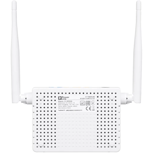 Маршрутизатор Wi-Fi 2E PowerLink WR956N (2E-WR956N): Тип антенны внешняя