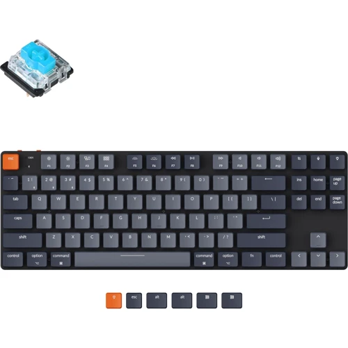 Клавиатура Keychron K1SE 87 Key Gateron Blue Black (K1SEA2_KEYCHRON фото 7
