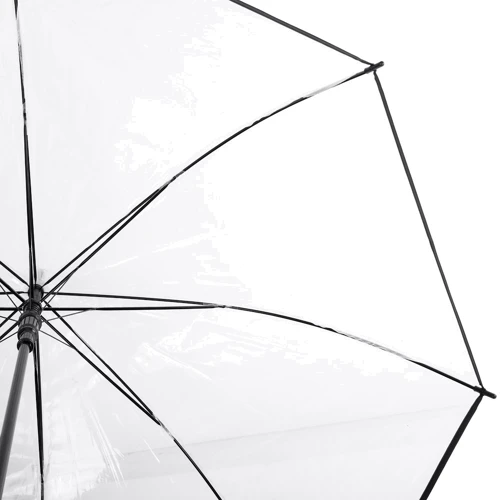 Парасолька-тростина жіночий напівавтомат Happy Rain прозорий (U40994): Розмір купола середній