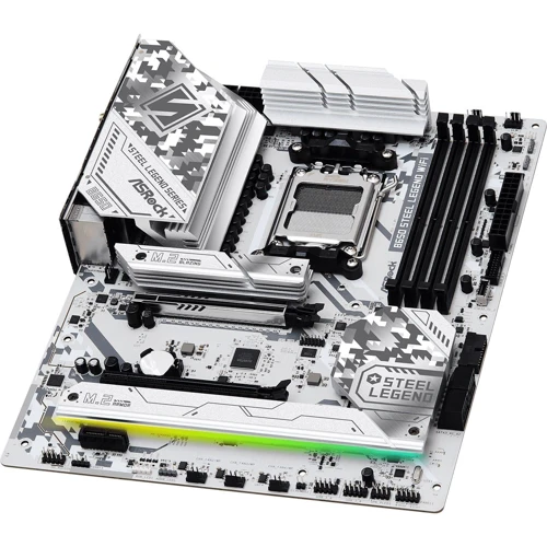 ASRock B650 STEEL LEGEND WIFI: Разъемы на задней панели USB Type-C, USB 3.2 Gen 2, USB 3.2 Gen 1, USB 2.0