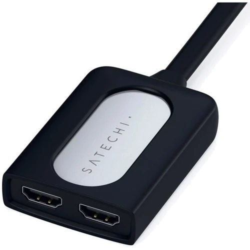 Адаптер Satechi Adapter Dual USB-C to 2xHDMI+USB-C Silver (ST-TCDHAS): Інтерфейс підключення USB-C