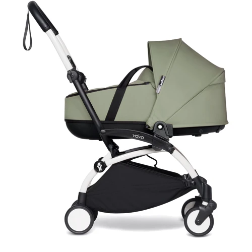Шасі біле Babyzen YOYO² з люлькою Bassinet (без дощовика) Olive/Оливковий (BZ10109-01/595411/595511) фото 13