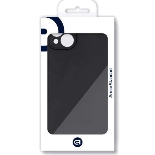 Чехол для iPhone ArmorStandart Matte Slim Fit Camera cover Black for iPhone 15 Plus (ARM68246): Материалы Силикон