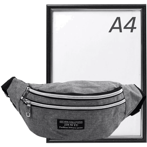 Мужская поясная сумка Valiria Fashion серая (4DETBP3258-9): Пол Мужской