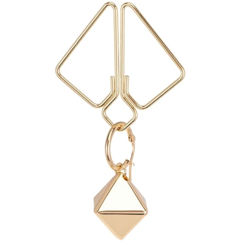 Зажимы для сосков с тяжелой подвеской LOCKINK Nipple Clamps with Heavy Pendant - Golden
