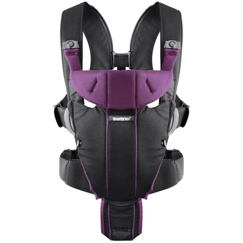 Рюкзак-кенгуру Babybjorn Carrier Miracle Black/Purple (96053): undefined undefined