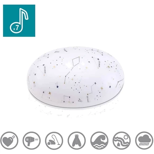 Нічник Babymoov з білим шумом Sleepy Nightlight (A015027): Особливості Звуки природи, Білий шум, Автовідключення