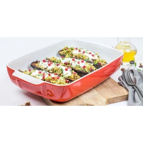 Pyrex SIGNATURE 30x22 см красный (SG30RR8): Материал Керамика