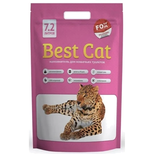 Наповнювач Best Cat Pink Flowers силікагелевий 7.2л (6907396109680)
