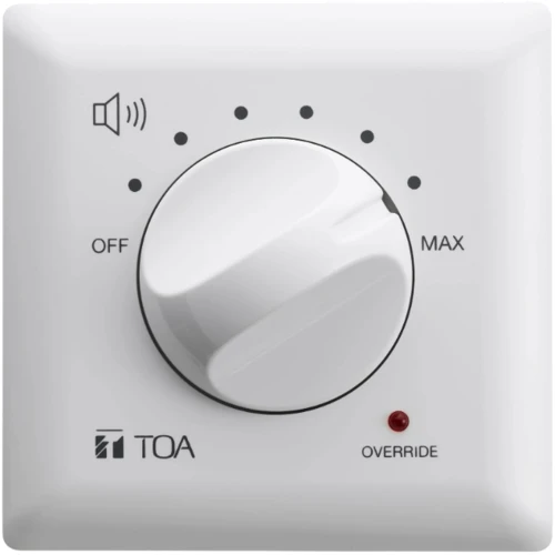 Аттенюатор TOA AT-4030B-EB (Регулятор громкости, 30Вт, 8 уровней регулировки + полное выключение, белого цвета)