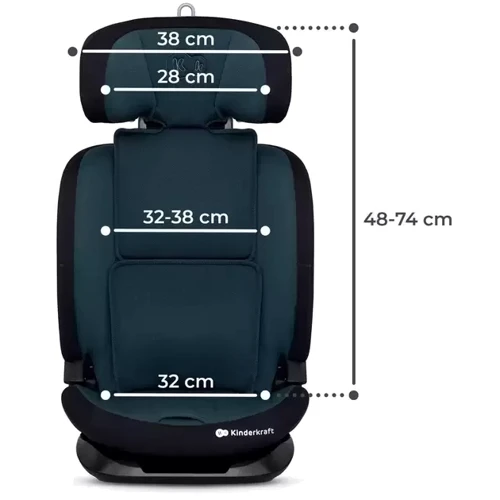 Автокрісло Kinderkraft Oneto3 i-Size Graphite Black (KCONE300BLK0000) фото 13