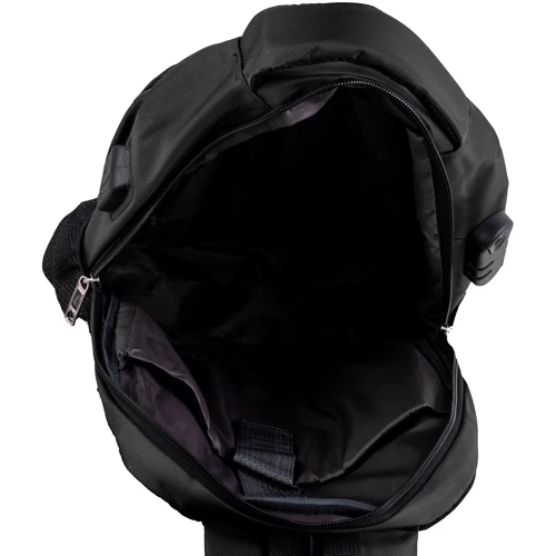 Чоловік рюкзак Valiria Fashion чорний (DETAB9033-2): Тип ручки Плечовий ремінь, Коротка ручка