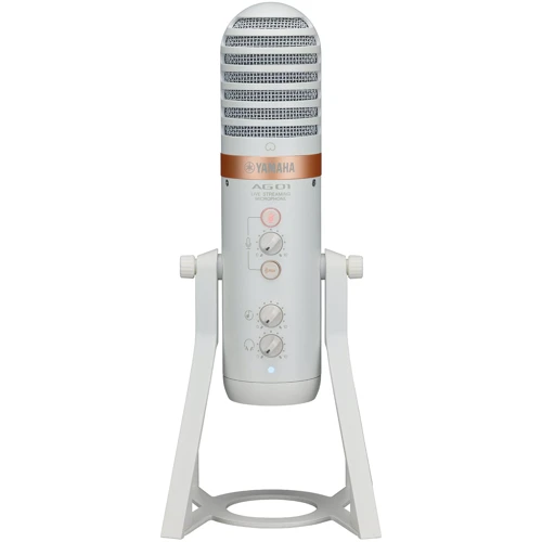 Микрофон YAMAHA AG01 Live Streaming USB Microphone (White)